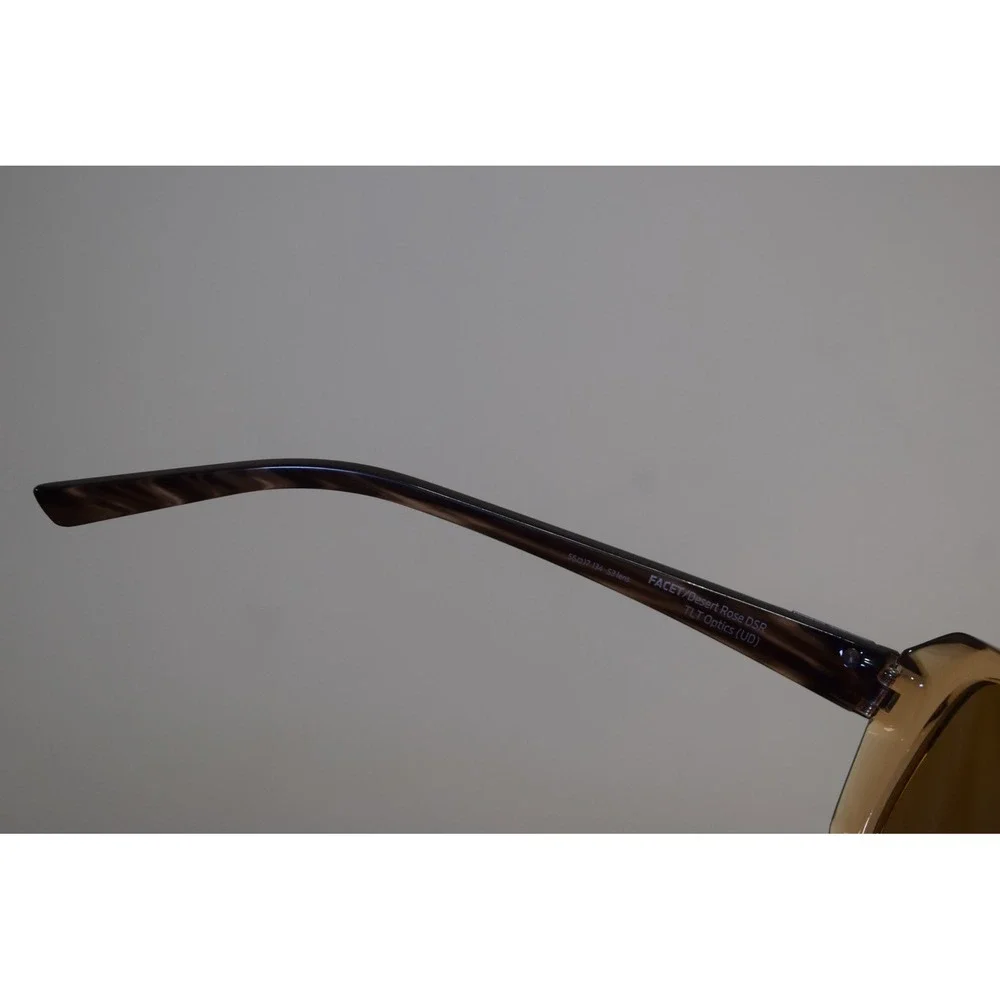 Smith Optics Evolve FACET Desert Rose DSR Womens Sunglasses 56 17 134 Brown FLAW